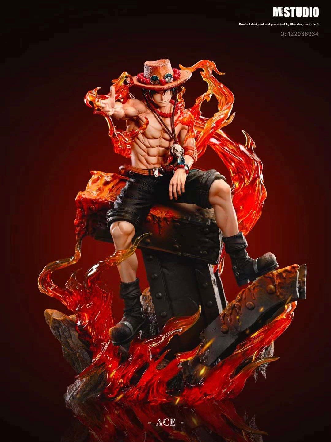 Lookss One Piece Portgas D Ace Anime Character Action Figure Gifting  Purpose Figure Decorative Showpiece - 9 cm Price in India - Buy Lookss One  Piece Portgas D Ace Anime Character Action