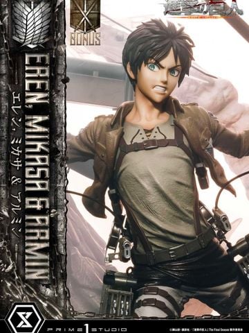  Eren, Mikasa & Armin - Attack on Titan - Prime 1 Studio (Normal) 