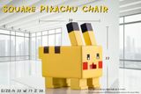  Pikachu Square Chair - Pokemon - Monster Studio 