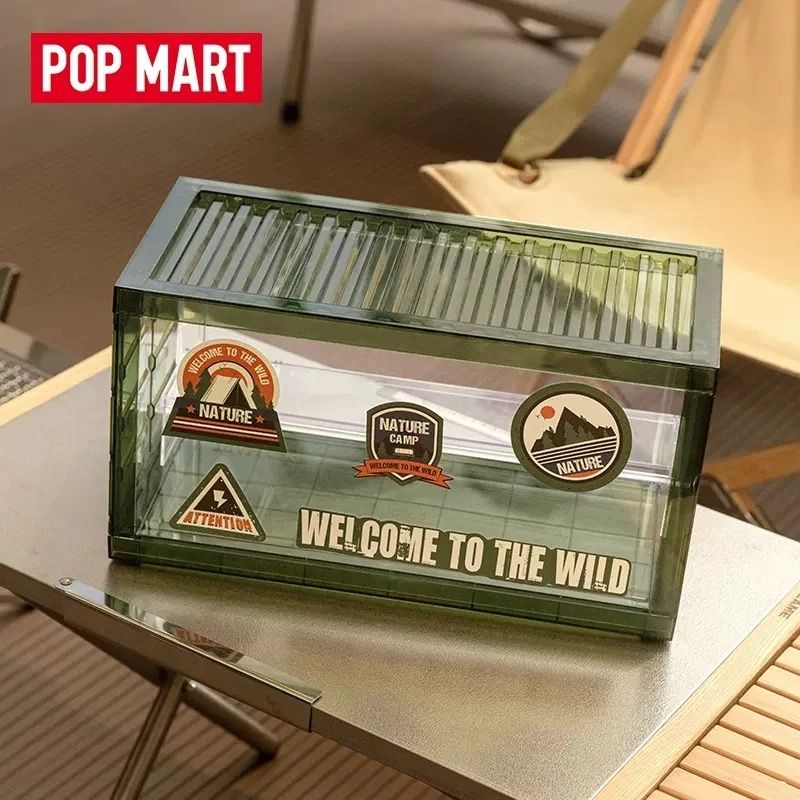 ASSEMBLED DISPLAY CONTAINER (TRANSPARENT GREEN) - POPMART – NZ Toys
