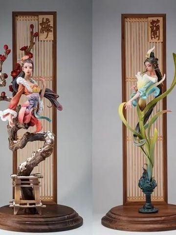  Plum, Orchid, Bamboo and Chrysanthemum - Yuanxing Liang Studio 