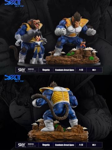  Oozaru Vegeta & Goku - Dragon Ball - Sky Top Studio 
