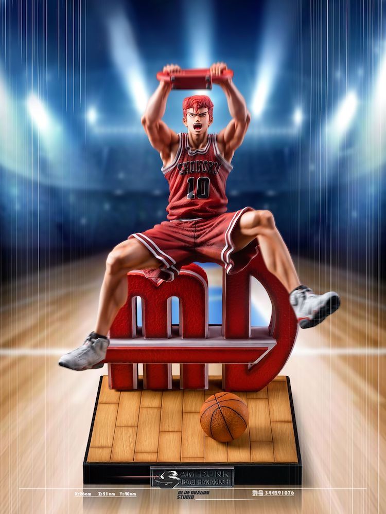 Mô hình Slam Dunk  Set Mô hình bóng rổ Hanamichi Rukawa Takenori Ryota  Mitsui Akagi  Team
