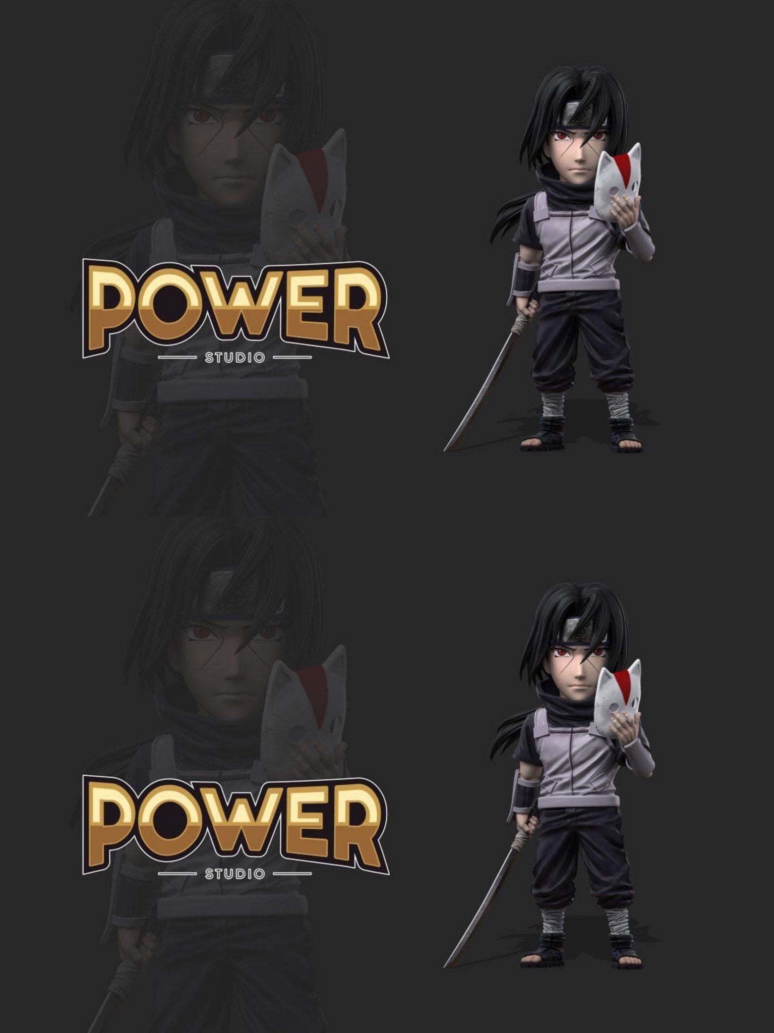  Uchiha Itachi Anbu - Naruto - Power Studio 