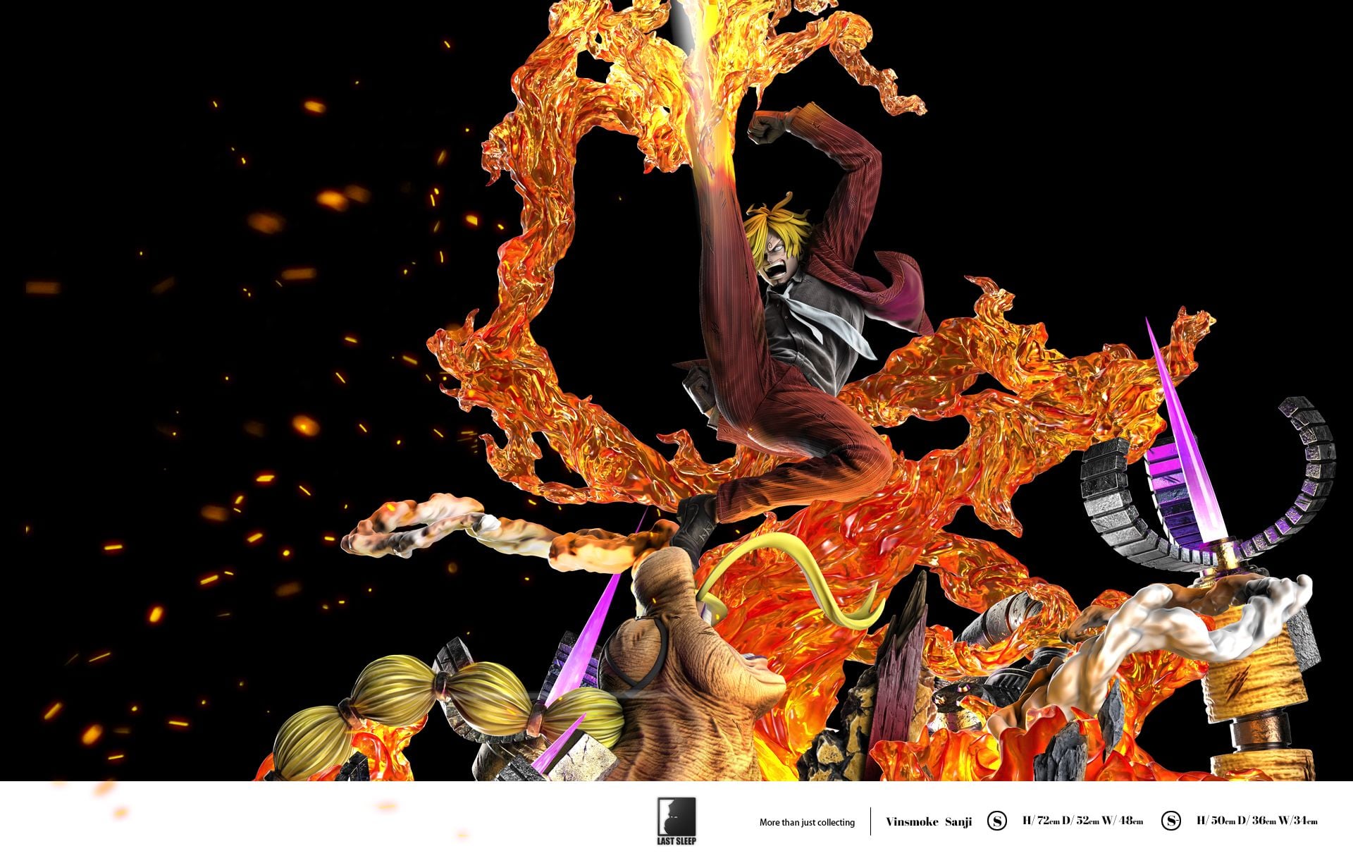 Sanji vs Queen - One Piece - Last Sleep Studio – NZ Toys