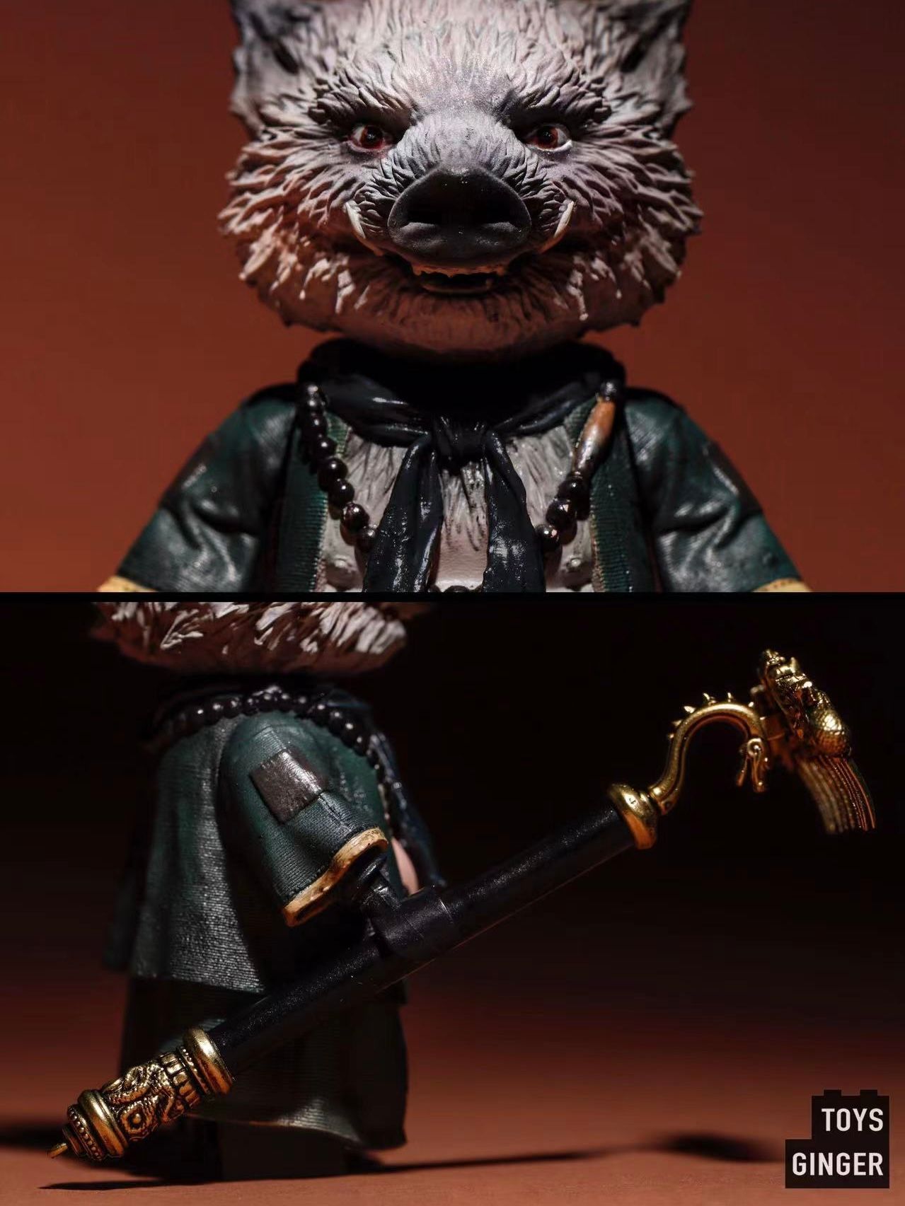 Trư Bát Giới Minifig Black Myth Wukong Toy Ginger Studio NZ Toys