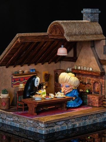  Zeniba & Chihiro & No Face Tea Party - Spirited away - ShenYin Studio 