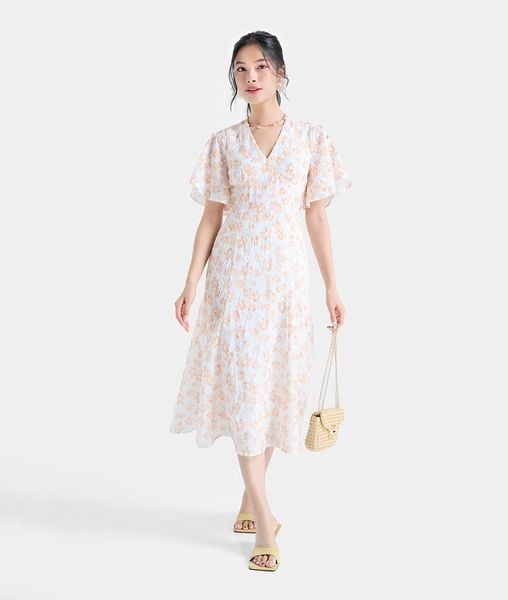  Đầm lửng đuôi cá tay cánh tiên 