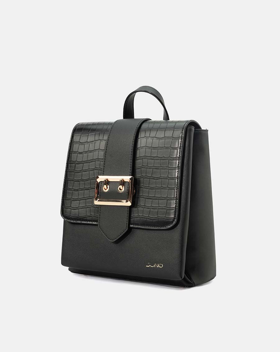  Balo buckle phối si vân 