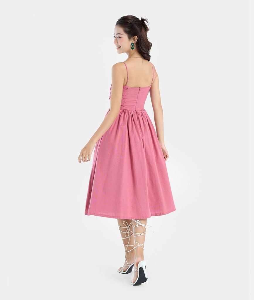  Đầm lửng rút nhún 