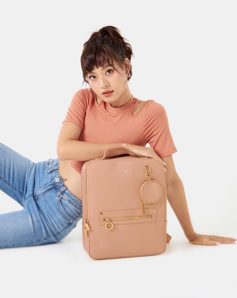  Balo đựng laptop ngăn kéo trước 