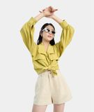  Quần short diễu chỉ trắng 