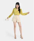  Quần short diễu chỉ trắng 