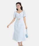  Đầm lửng khoét rút nhún 