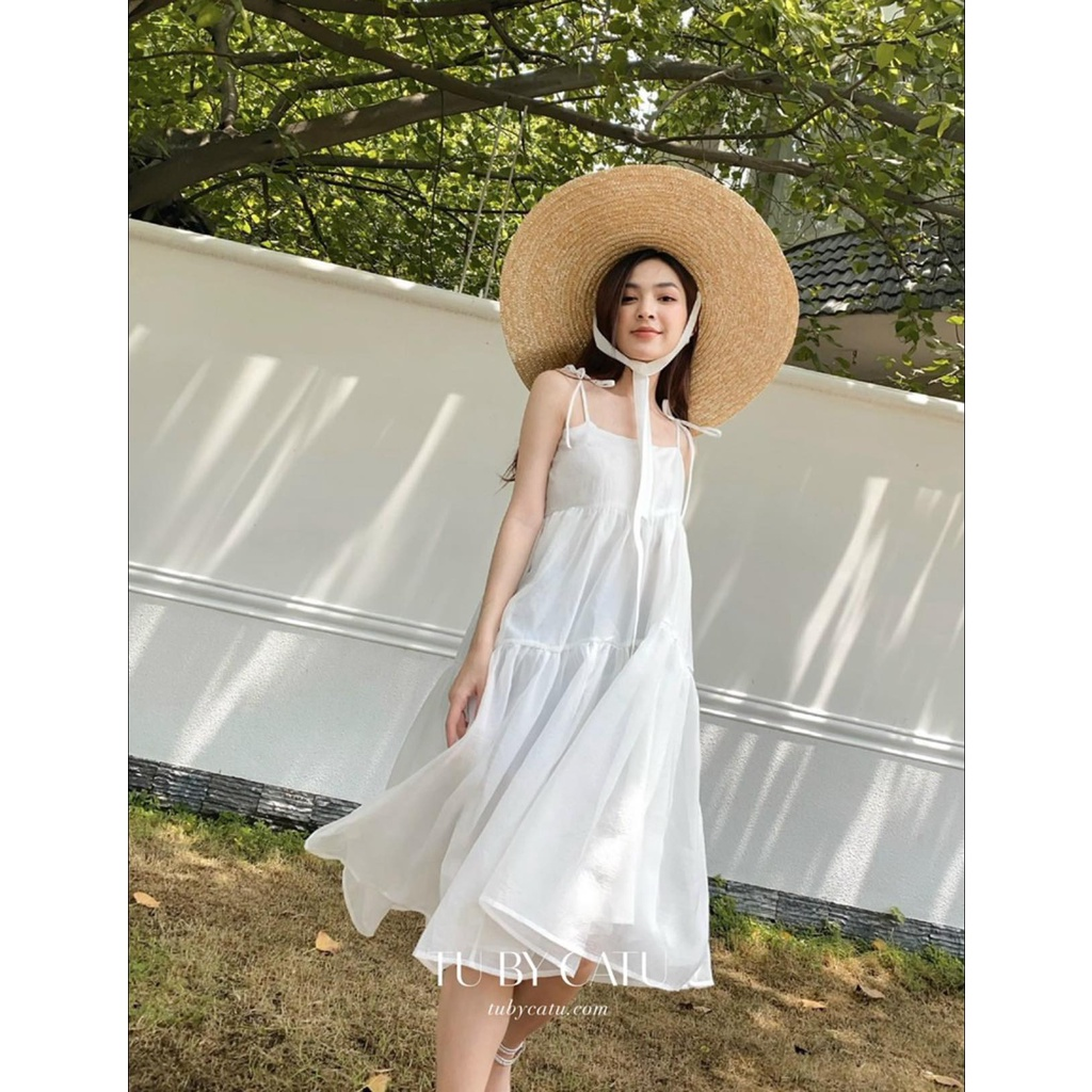 Váy Nữ 2 Dây Đầm nữ 2 dây Dáng Suông Họa Tiết Màu Trắng Tinh Khôi  Hàng  Cao Cấp    Giá Tiki khuyến mãi 129080đ  Mua ngay 