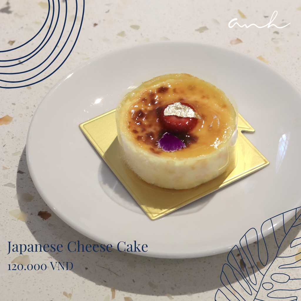  Japanese Cheese Cake - Bánh kem phomai Yuzu kiểu Nhật 