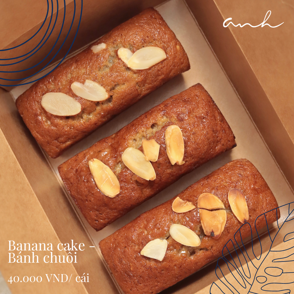  Banana Cake - Bánh chuối 