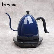  Ấm Đun Nước Cảm Ứng Brewista Artisan 600mL Gooseneck Variable Temperature Kettle (Xanh Navy) 