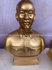 Tượng Danh Nhân- Bác Hồ Cao 42 Cm Đồng Đỏ