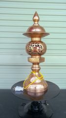 Phụ Kiện Đúc Thủ Công - Đèn cao 43cm đồng đỏ