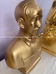 Tượng Danh Nhân- Bác Hồ Cao 42 Cm Đồng Đỏ