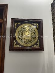 Tranh Trống Đồng Mặt Trống Thúc Tay Kích Thước 55*55 Cm Khung Vuông