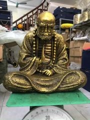 Tượng Đồng Phật Đạt Ma Sư Tổ Cao 29 Cm Màu Giả Cổ