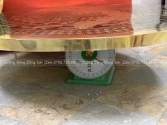 Mặt Trống Đồng CNC - Đồng Vàng Đường Kính 100 - Có Bản Đồ