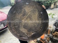Mặt Trống Đồng Thúc Tay DK 60 Cm Có Bản Đồ Dát Vàng