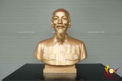Tượng Danh Nhân- Bác Hồ Cao 81 Cm Đồng Đỏ