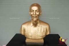 Tượng Danh Nhân- Bác Hồ Cao 81 Cm Đồng Đỏ