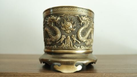 Phụ Kiện Đồng Vàng - Bát hương 27- 2CN
