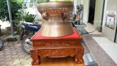 Trống Đồng Đông Sơn Đồng Đỏ- Đường Kính 36cm