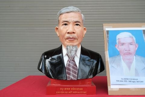 Tượng Chân Dung Bằng Đồng Cụ Ông Kích Thước Cao 42 Cm Nặng 20Kg