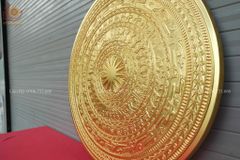 Mặt Trống Đồng Đúc DK 60 Cm - Dát Vàng
