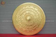 Mặt Trống Đồng Đúc DK 60 Cm - Dát Vàng