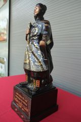 Tượng Danh Nhân- Trần Quốc Tuấn Cao 50 Cm Khảm Tam Khí
