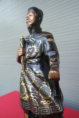 Tượng Danh Nhân- Trần Quốc Tuấn Cao 60 Cm Khảm Tam Khí