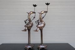 Bộ Đỉnh Đồng Ngũ Sự Đồng Đỏ Khảm Tam Khí Hoa Sòi Cao 60 Cm