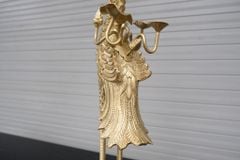 Đôi Hạc Đồng Cao 62Cm Chất Liệu Đồng Vàng