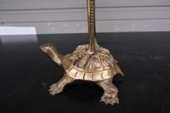 Đôi Hạc Đồng Cao 62Cm Chất Liệu Đồng Vàng Màu Hun Nâu Giả Cổ