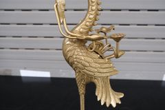 Đôi Hạc Đồng Cao 47Cm Chất Liệu Đồng Vàng