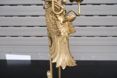 Đôi Hạc Đồng Cao 47Cm Chất Liệu Đồng Vàng