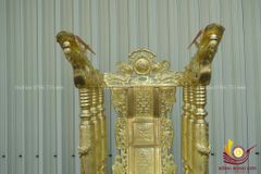 Phụ Kiện Đồng Vàng -Ngai Thờ Đồng Cao 81cm - Màu Vàng