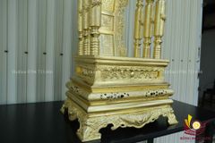 Phụ Kiện Đồng Vàng -Ngai Thờ Đồng Cao 68cm - Màu Vàng