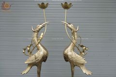 Bộ Đỉnh Đồng Ngũ Sự Đồng Cát Tút Song Long Chầu Nguyệt Cao 50 Cm + Bộ Ngai 3 Chén Catut