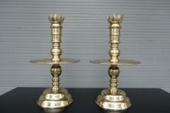 Bộ Ngũ Sự Bằng Đồng Cát Tút Song Long Chầu Nguyệt Cao 60 Cm + Đèn Cao 45cm Catut + Ngai 5 Chén