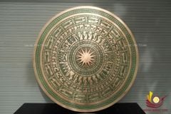 Mặt Trống Đồng Đúc- Đường Kính 120cm- Hoa Văn Ngọc Lũ- Màu Yêu Cầu