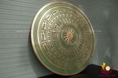 Mặt Trống Đồng Đúc- Đường Kính 120cm- Hoa Văn Ngọc Lũ- Màu Yêu Cầu
