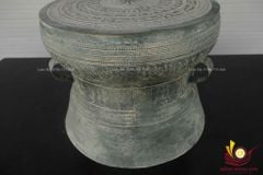 Trống Đồng Đông Sơn Đồng Đỏ- Đường Kính 36cm- Giả Cổ
